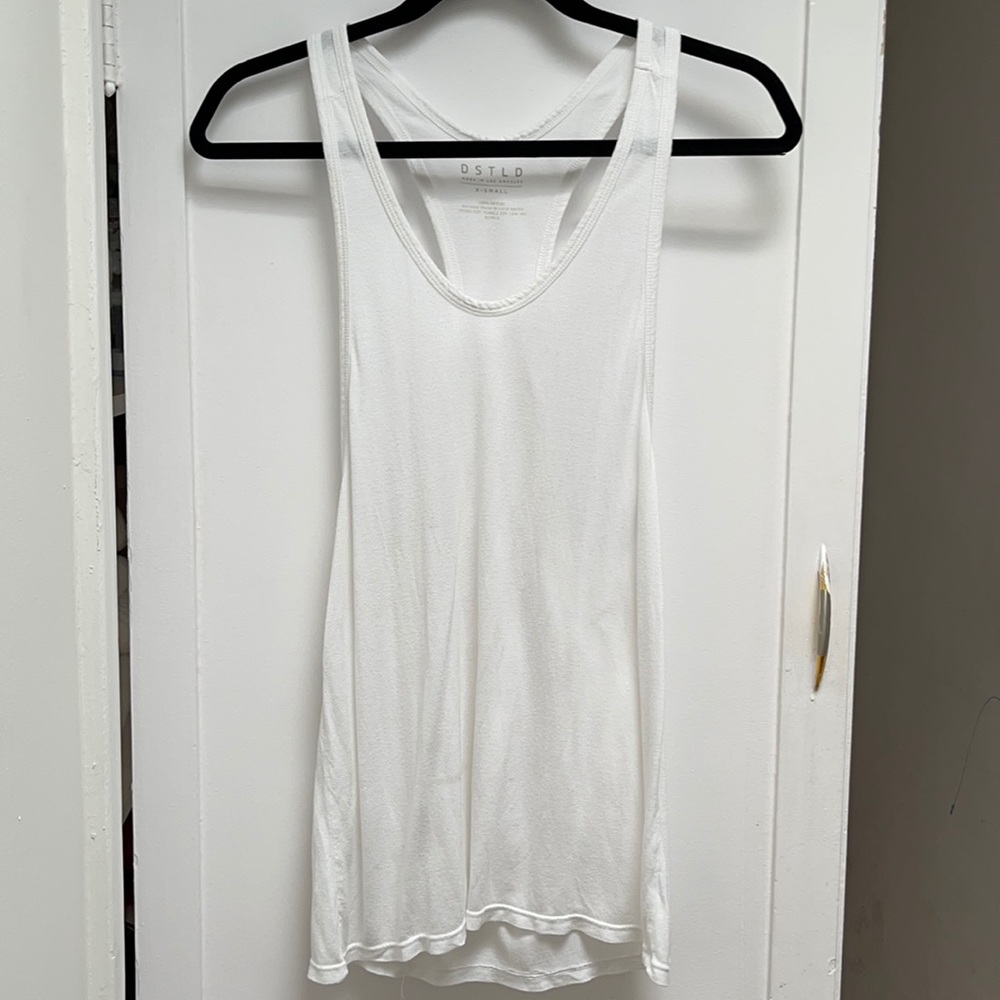White tank top